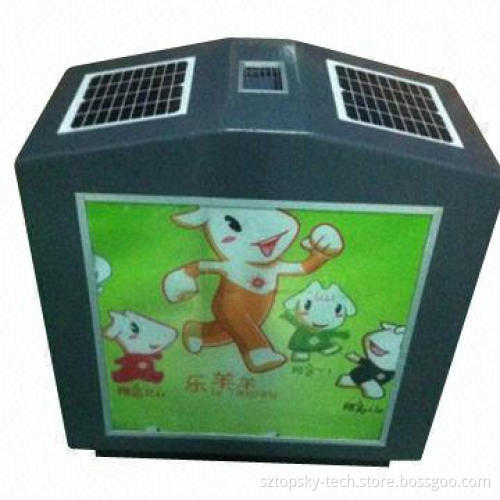 Hot Selling Solar LED Light Dustbin with Green Energy